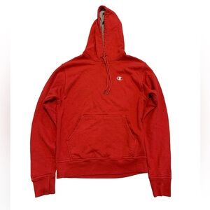 Champion Red Pullover Hoodie - Size S